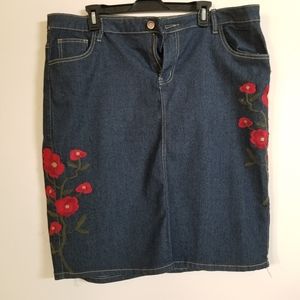 Denim skirt